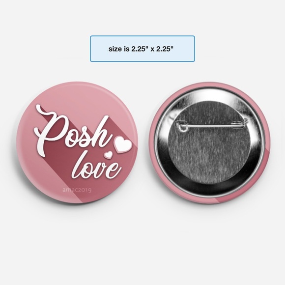 Posh Love Button - LAST ONE!! - Picture 3 of 3